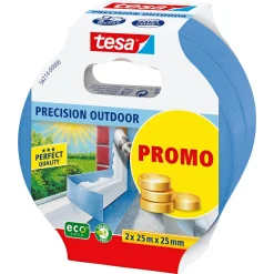 Sale Tesa PRECISION 2-PAK AFDÆKNINGSTAPE 25 M X 25 MM BLÅ