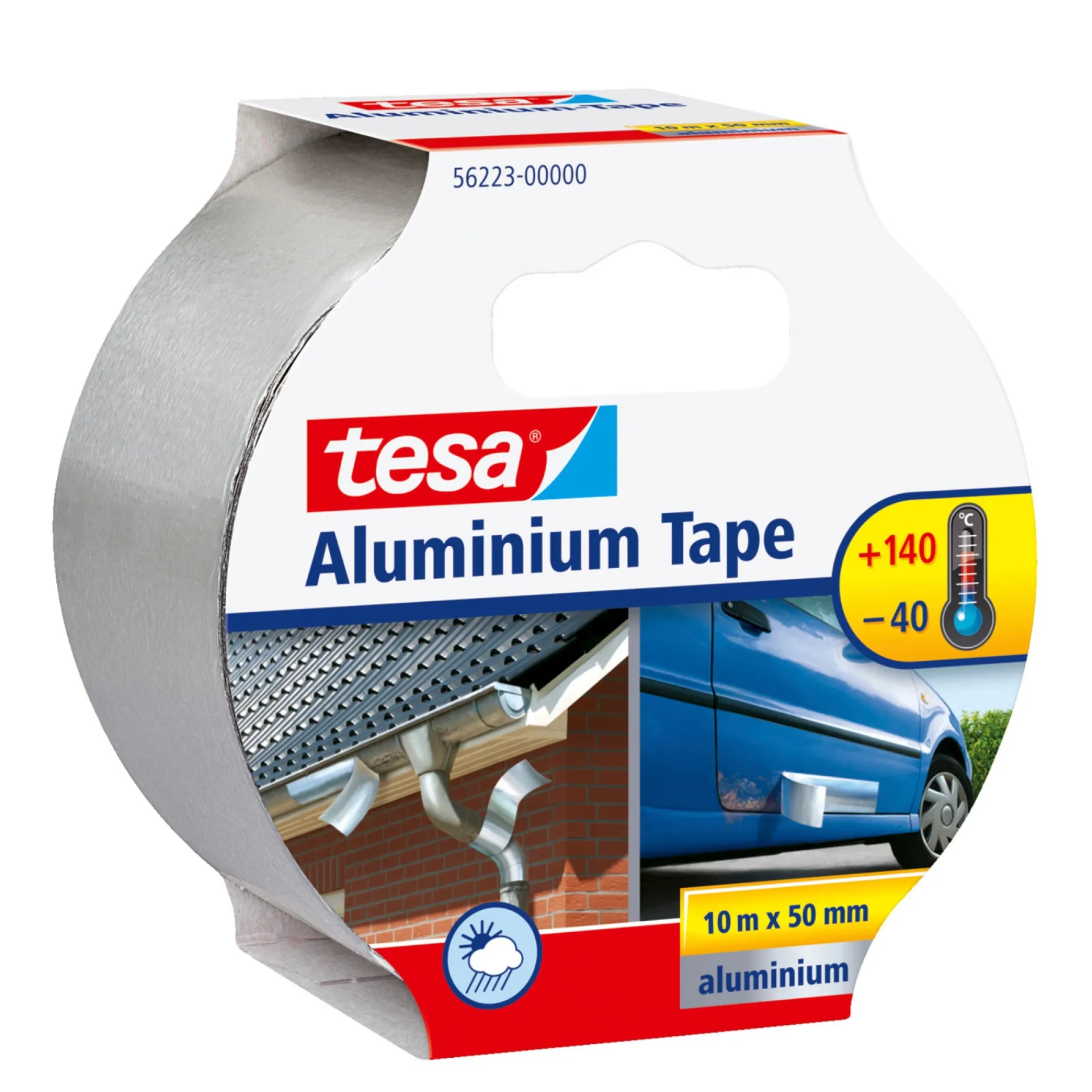 Best Tesa PROFESSIONAL ALUMINIUM BYGGETAPE 10 M X 50 MM ALUMINIUMSGRÅ
