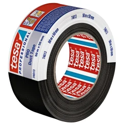 Clearance Tesa PROFESSIONAL PRO LÆRREDSTAPE 50M X 50MM SORT