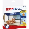 Clearance Tesa MOLL P-PROFIL TÆTNINGSLISTE 25 M X 9 MM X 5,50 MM HVID