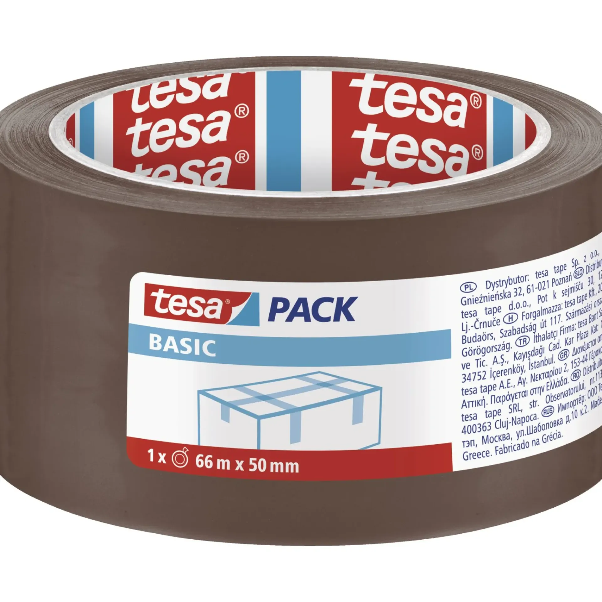 Discount Tesa PACK® BASIC EMBALLAGETAPE 66 M X 50 MM BRUN