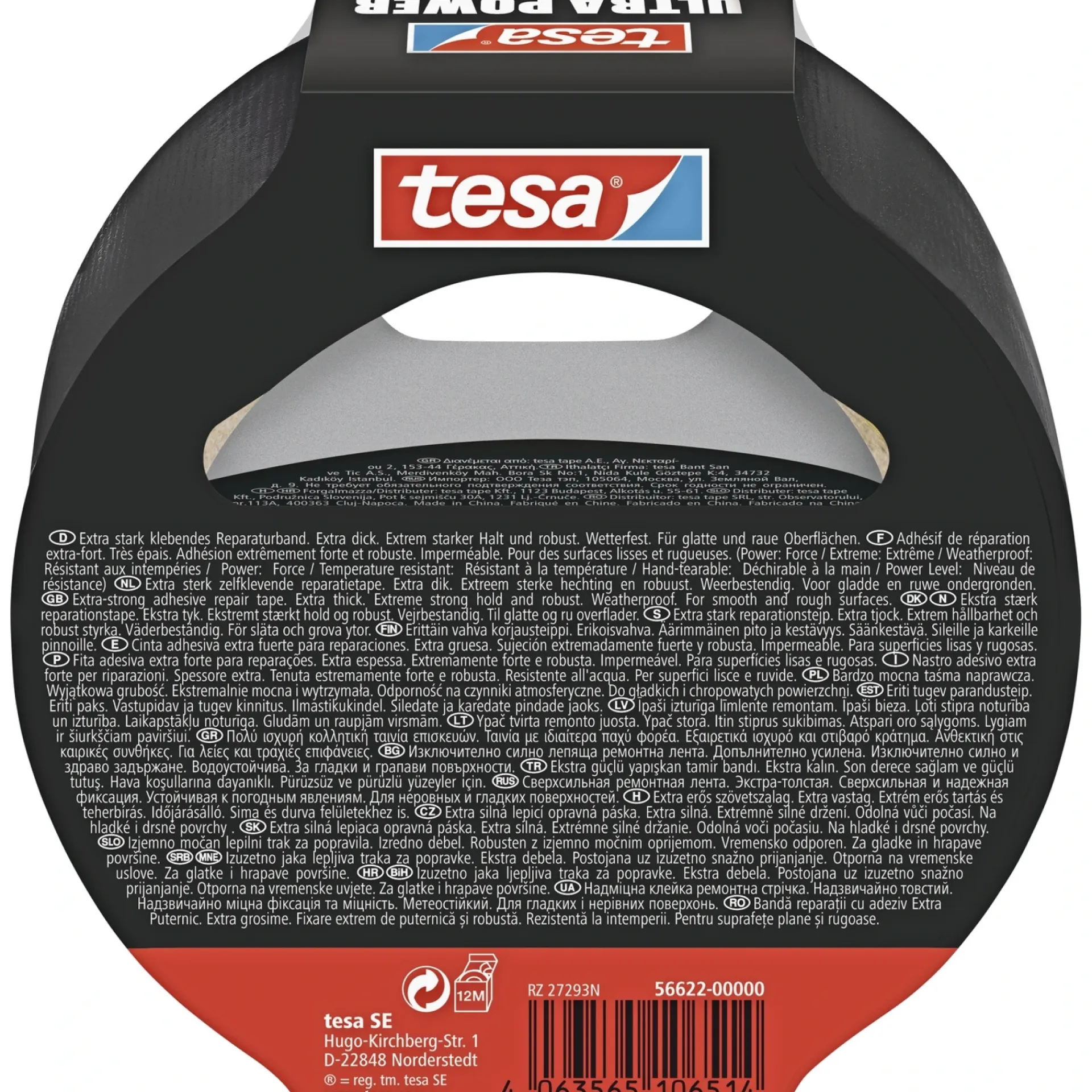 Best Tesa ULTRA POWER EXTREME REPARATIONSTAPE 50 MM X 10 M SORT