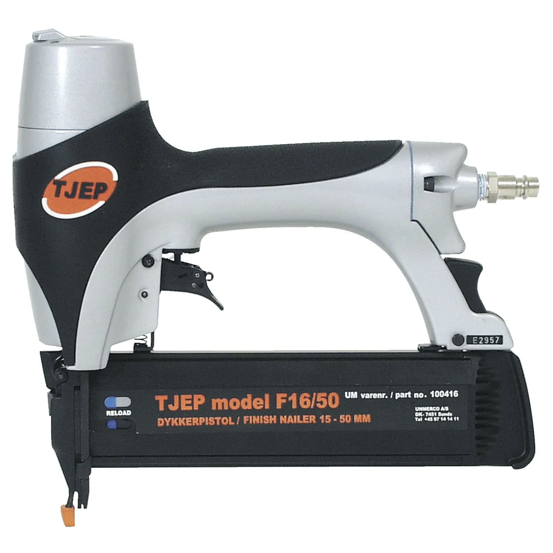 New Tjep F16/50, INCL. KUFFERT DYKKERPISTOL TRYKLUFT