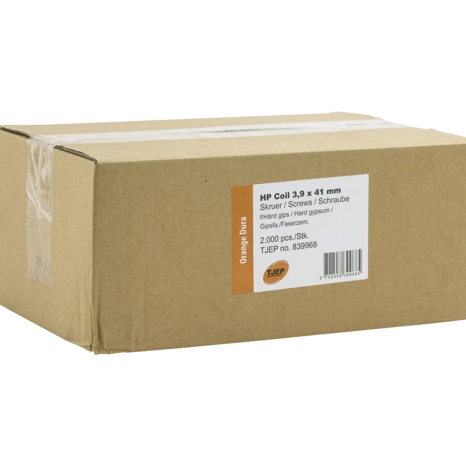 Online Tjep GIPSSKRUE 3,9X41 MM ORANGE DURA 2000 STK