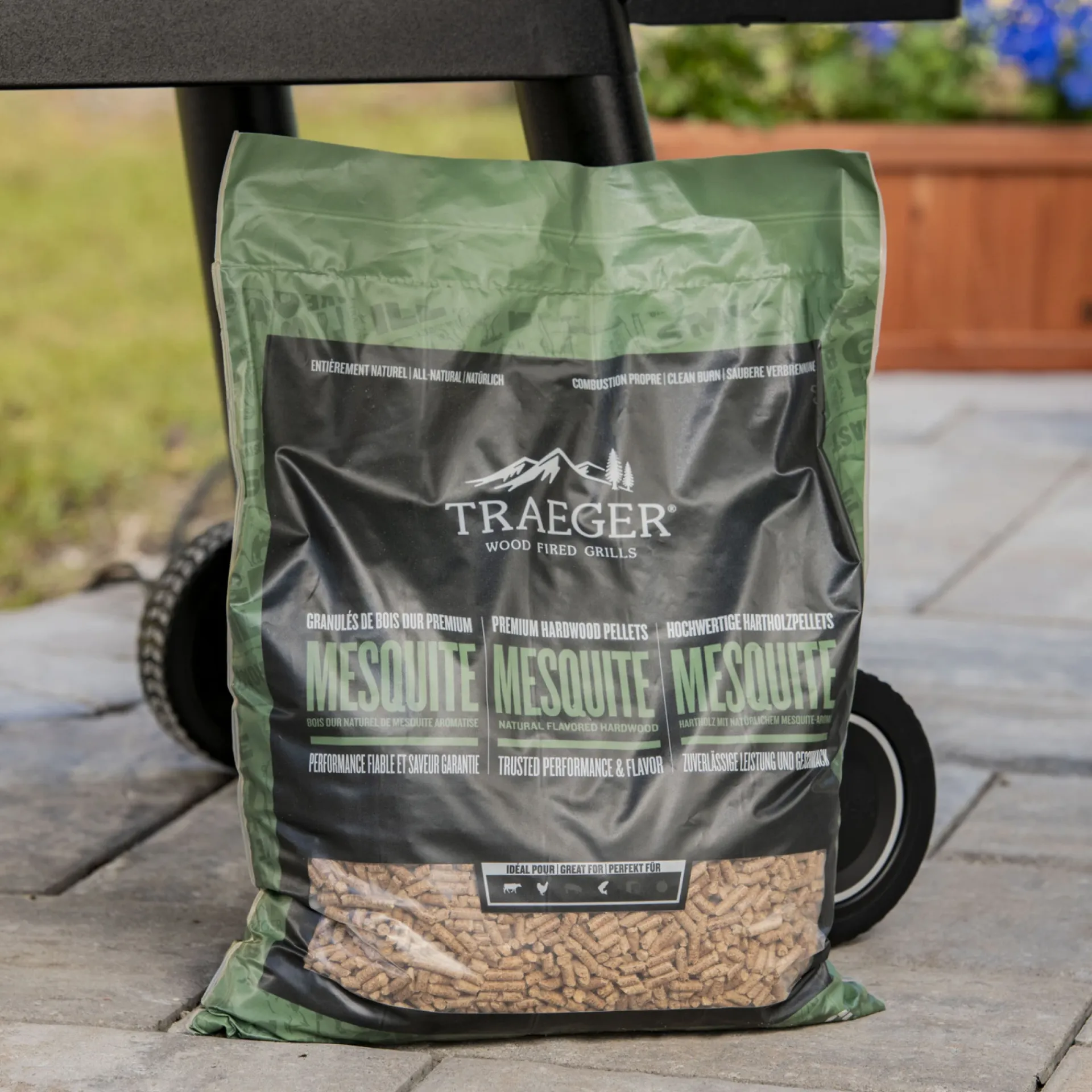 Clearance Traeger MESQUITE TRÆPILLER TIL GRILL 9 KG