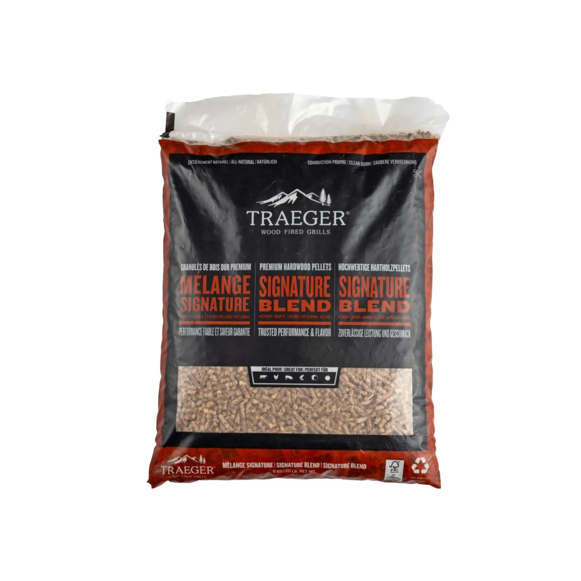 Discount Traeger SIGNATURE TRÆPILLER TIL GRILL 9 KG