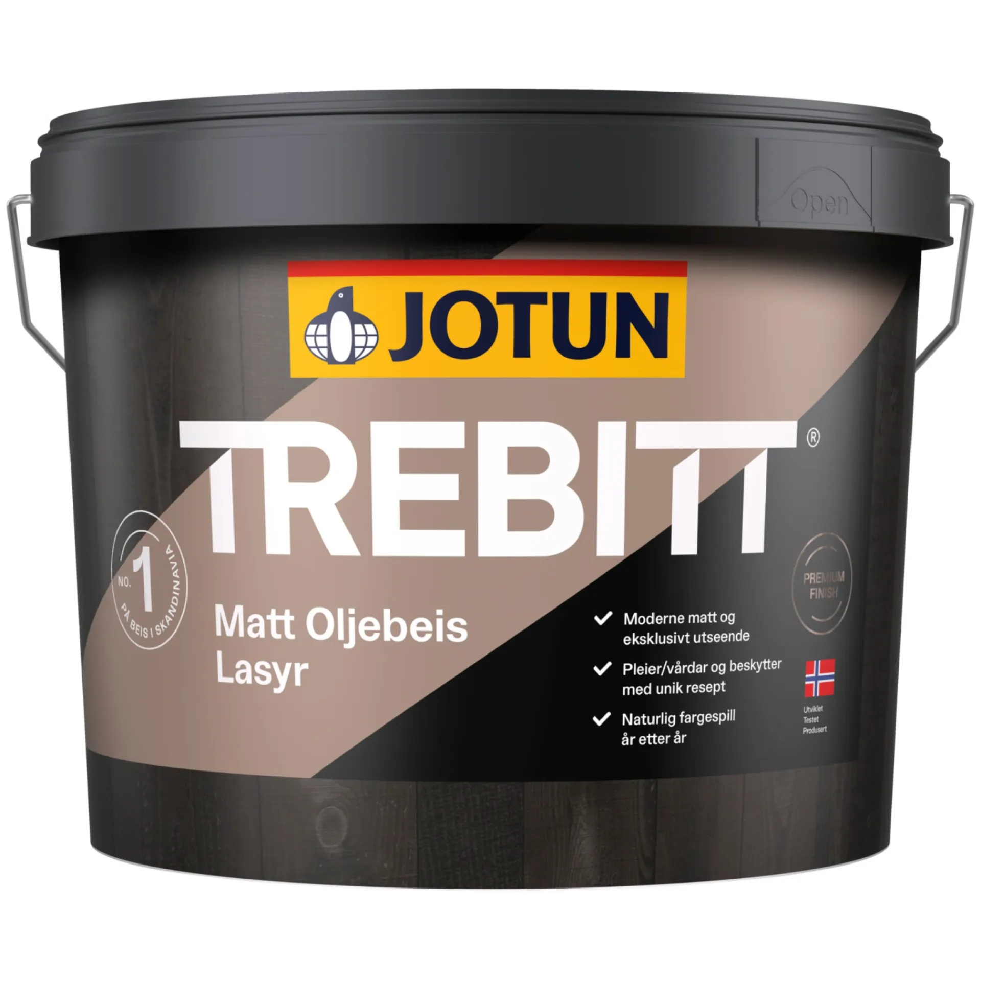 Discount Trebitt MAT TRÆBESKYTTELSE TRANSPARENT GUL BASE 9 L
