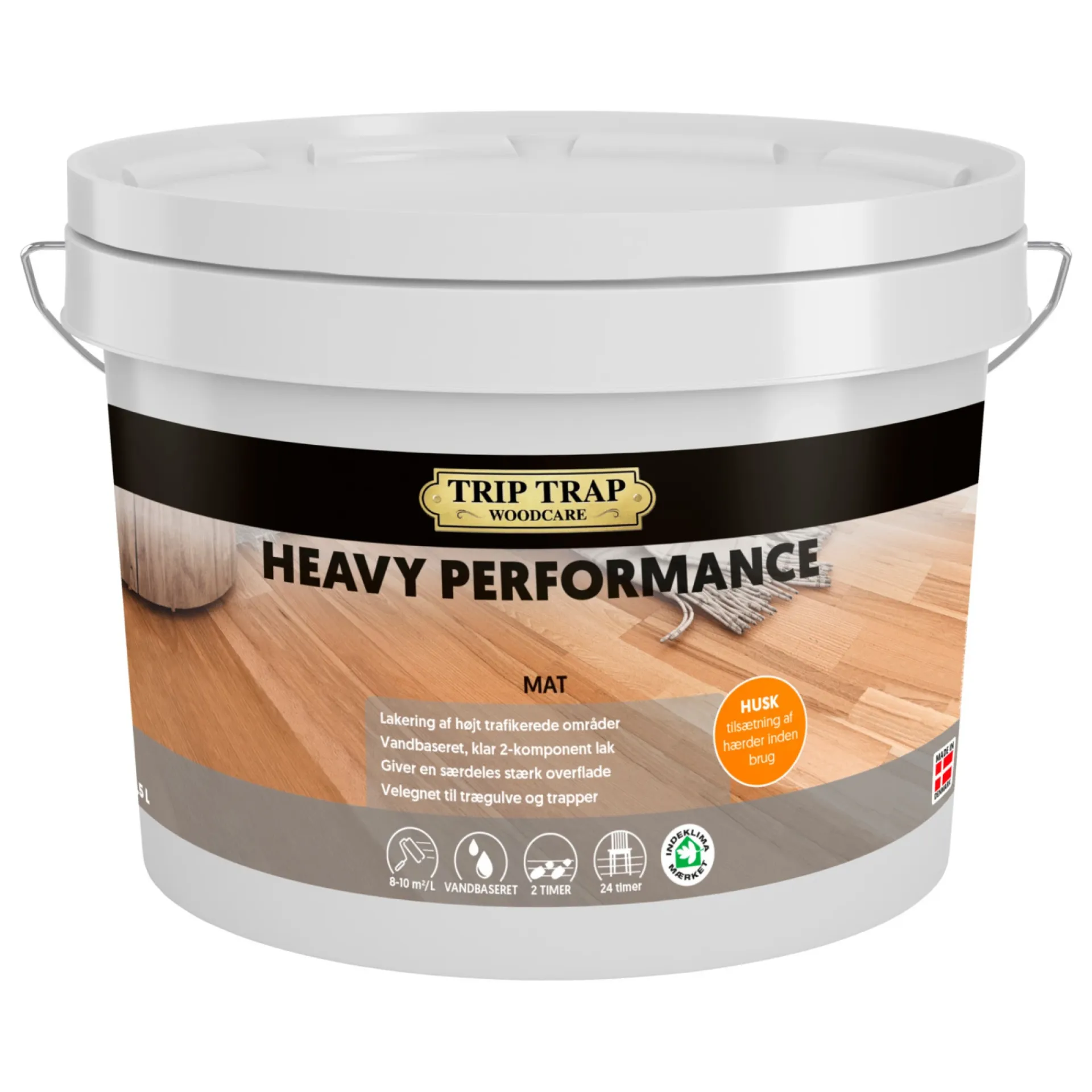 Online Trip Trap HEAVY PERFORMANCE GULVLAK 2,5 L FARVELØS