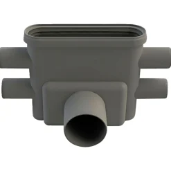 Online Unidrain LINE 1413.0075 UDLØBSHUS 75 MM VANDRET