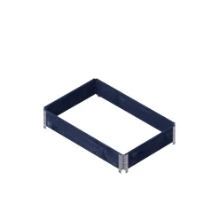 Outlet Upyard HØJBEDSRAMME SORT 9 X 23 X 119 CM
