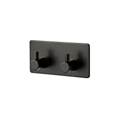 Outlet VASSO 2 KROGE HÅNDKLÆDEKROG MAT SORT