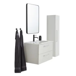 Online VASSO MILANO SOFTCLOSE BADMØBEL HVID 2 SKUFFER 80 CM
