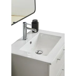 Online VASSO MILANO SOFTCLOSE BADMØBEL HVID 2 SKUFFER 80 CM