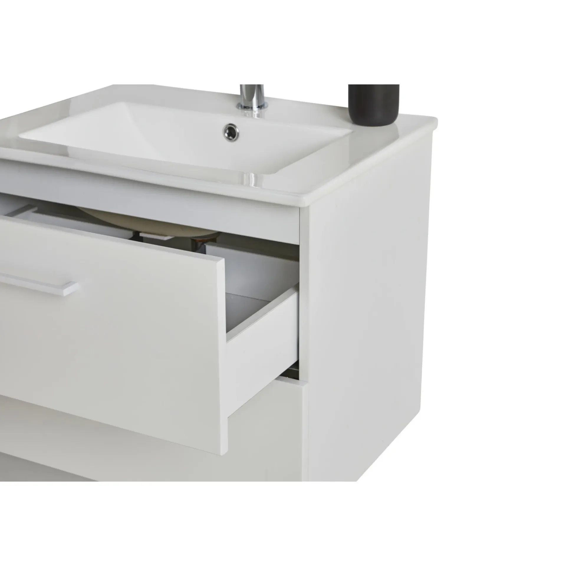 Sale VASSO MILANO SOFTCLOSE BADMØBEL HVID 2 SKUFFER 60 CM