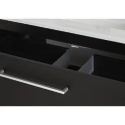 Discount VASSO MILANO SOFTCLOSE BADMØBEL SORT 2 SKUFFER 60 CM