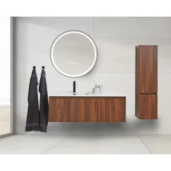 Sale VASSO ROMA SOFTCLOSE BADMØBEL VALNØD 2 SKUFFER 120 CM