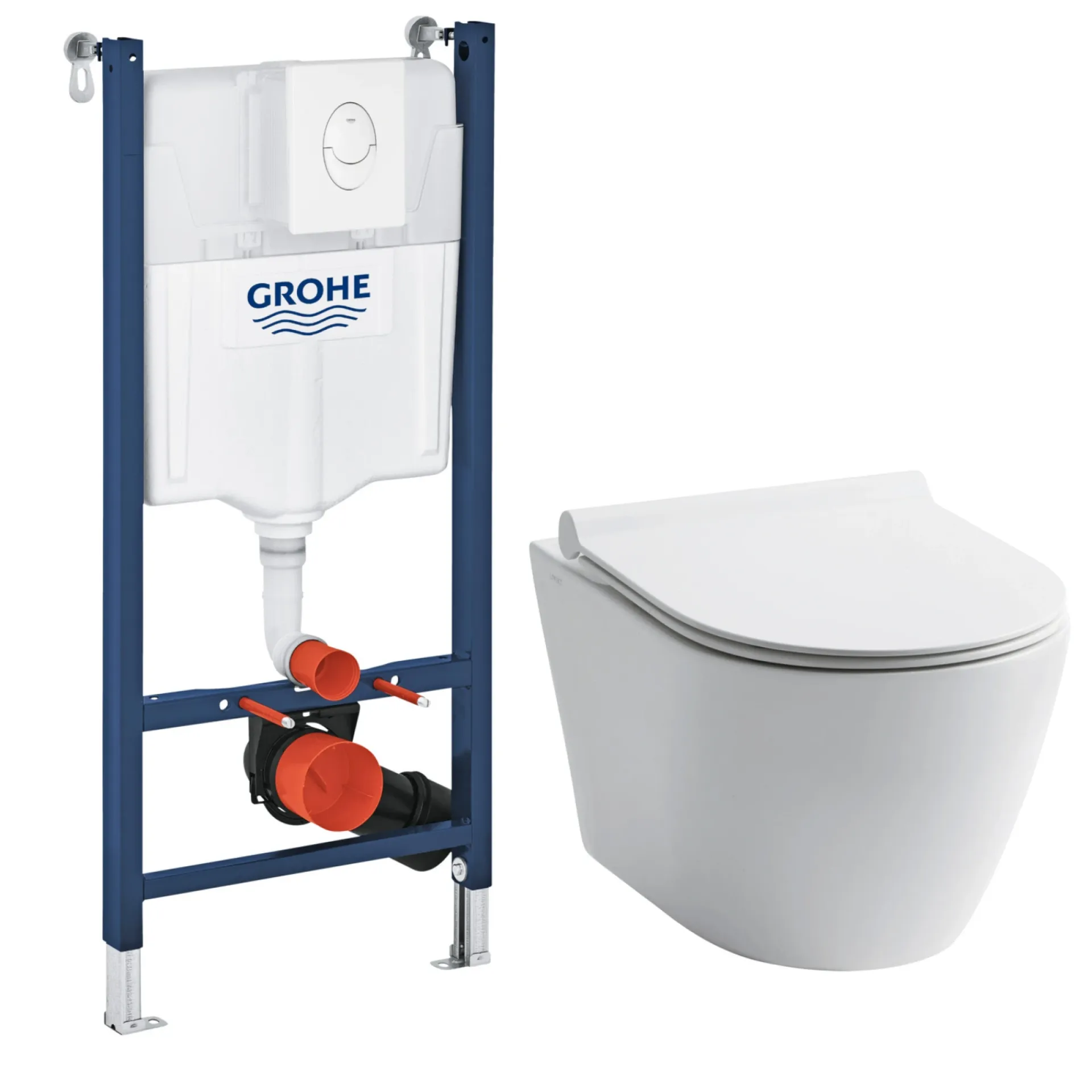 Online VASSO TS17, GROHE RAPID SL VÆGHÆNGT TOILET