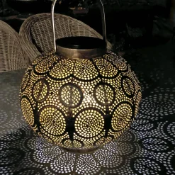 Sale Veli Line MARRAKECH SOLCELLE LANTERNE KOBBERFARVET 23 CM
