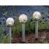 Veli Line 3-PAK BEDLAMPE SOLCELLE LAMPE STÅL 36 CM