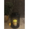 Best Veli Line ROMA SOLCELLE LANTERNE SORT 26 CM