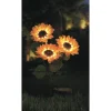 Outlet Veli Line SUNFLOWER SOLCELLE LAMPE GUL/GRØN 70 CM
