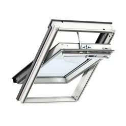 Velux INTEGRA SOLCELLE VIPPEVINDUE HVIDMALET TRÆ 55 X 78 CM GGL CK02 206830