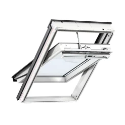 Velux INTEGRA SOLCELLE VIPPEVINDUE HVID POLYURETAN 55 X 78 CM GGU CK02 006830