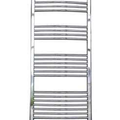 New VVS Trading BUET HÅNDKLÆDETØRRER, CENTRAL- OG FJERNVARME KROM 60 X 120 CM