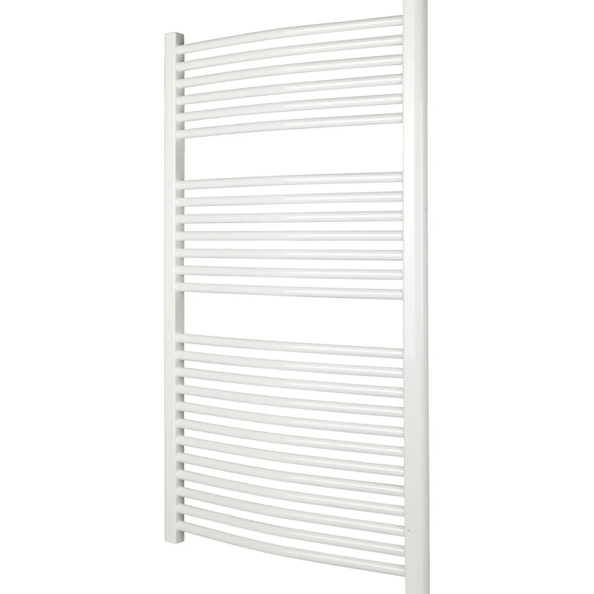 Online VVS Trading BUET HÅNDKLÆDETØRRER, CENTRAL- OG FJERNVARME HVID 60 X 120 CM