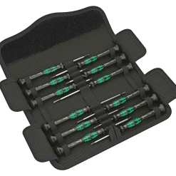 Hot Wera KRAFTFORM KOMPAKT MICRO SKRUETRÆKKERSÆT 12 DELE