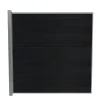 Hot Wimex LIVØ PRIME V-PROFIL HEGNSFAG MAT SORT 189.50 X 180 CM
