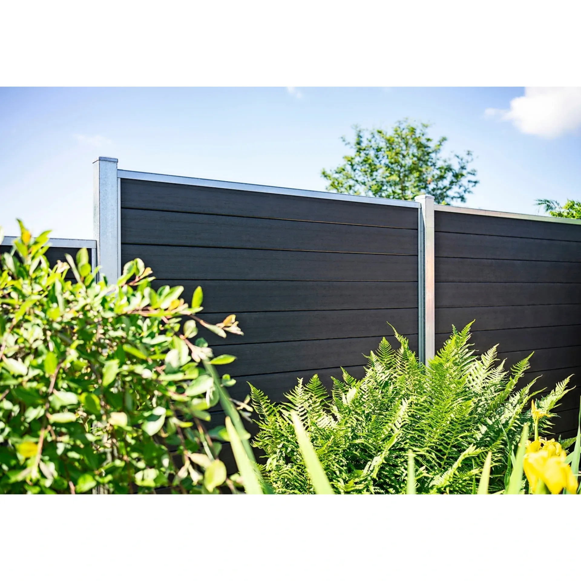 Hot Wimex LIVØ PRIME V-PROFIL HEGNSFAG MAT SORT 189.50 X 180 CM