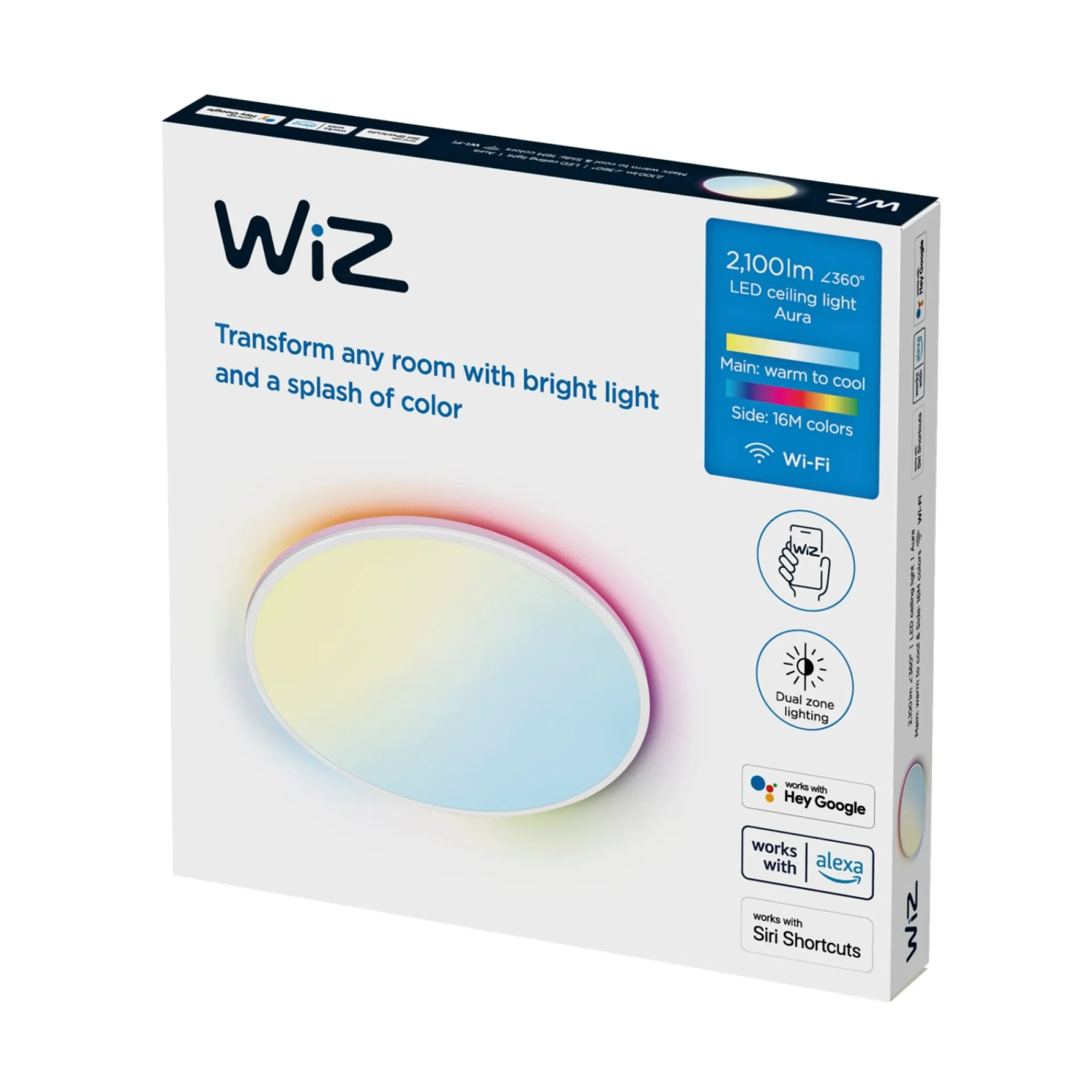 Sale WIZ RUNE PLAFOND 21W HVID 40 CM