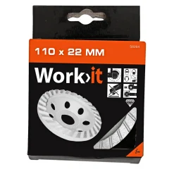 Online Work>it DIAMANTSKRUBSKIVE Ø110 MM DIAMANTSLIBESKIVE Ø110X22 MM