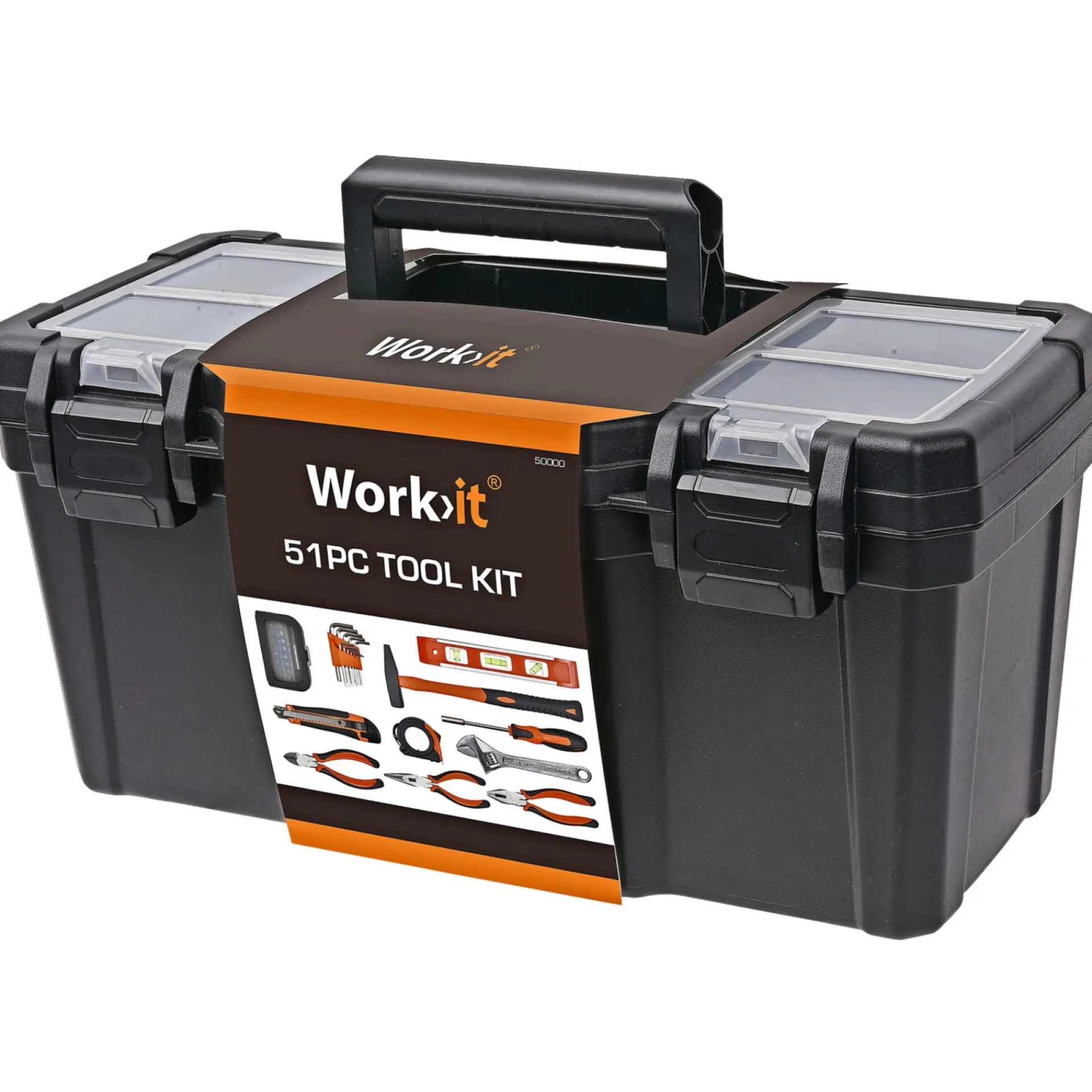 Work>it VÆRKTØJSKASSE 41×21×20 CM