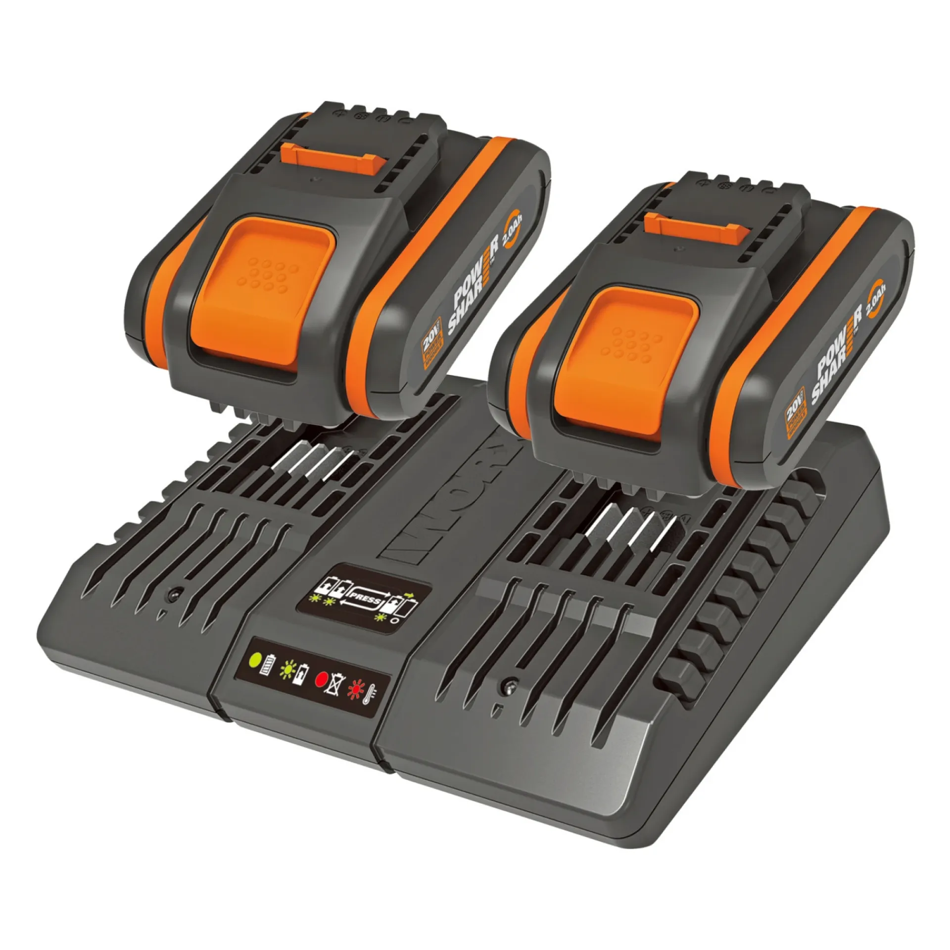 Discount Worx WA3610 BATTERISÆT 20V 2 AH