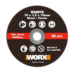 New Worx WA6076.3 KLINGE 76X1,2X10MM