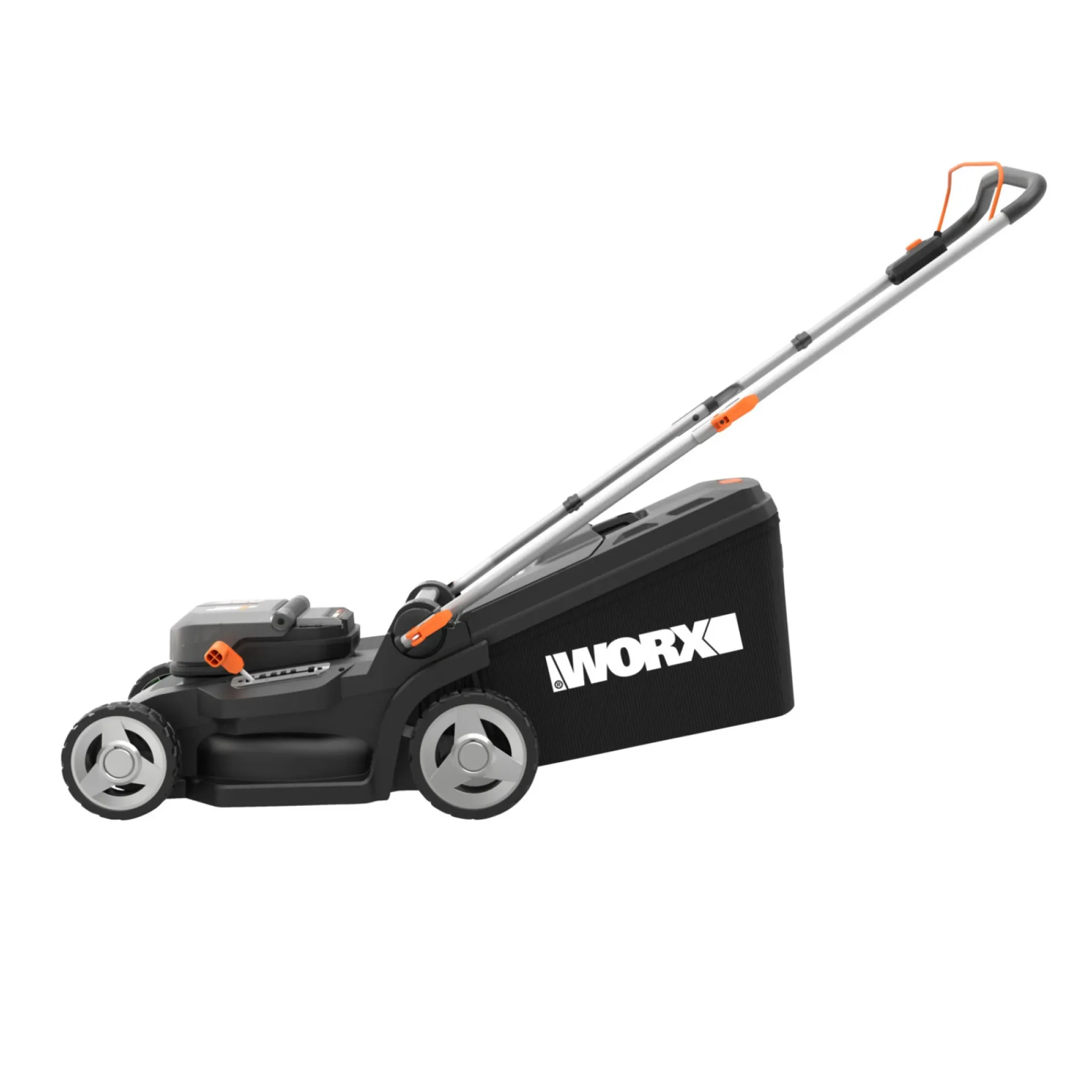 Clearance Worx WG745E PLÆNEKLIPPER AKKU 20V MED BATTERI OG LADER
