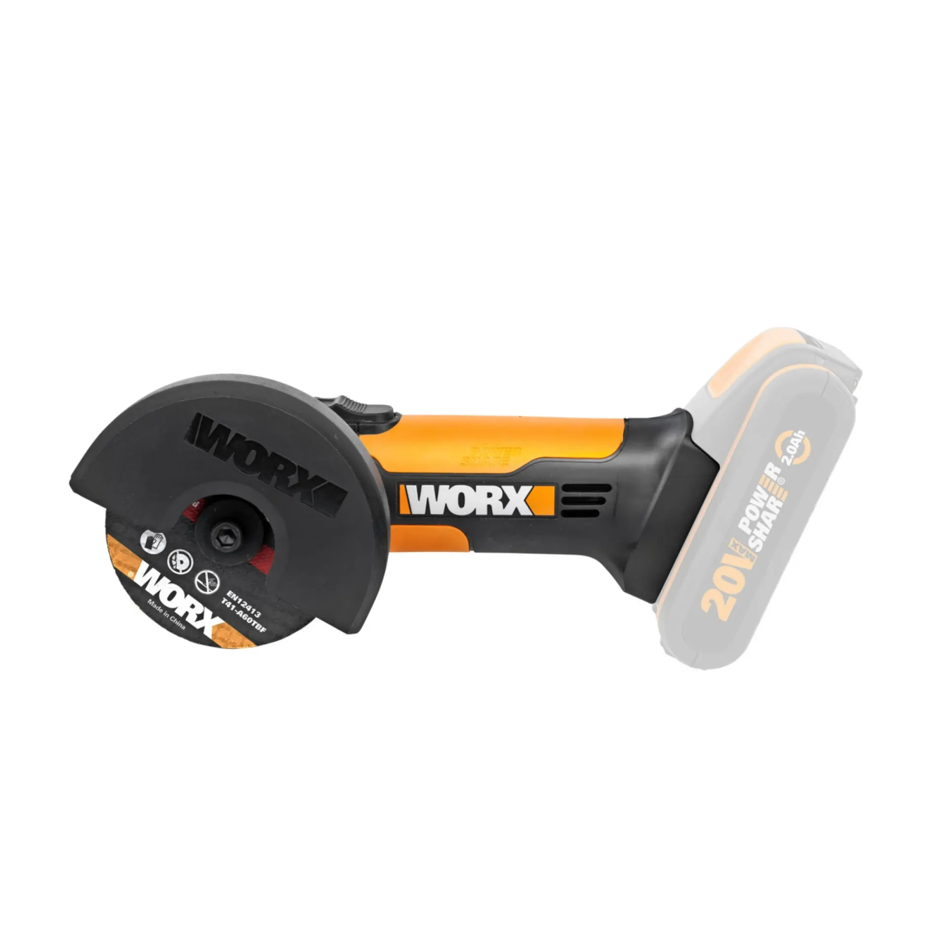 Online Worx WX801.9 MINICUTTER AKKU 20V UDEN BATTERI OG LADER