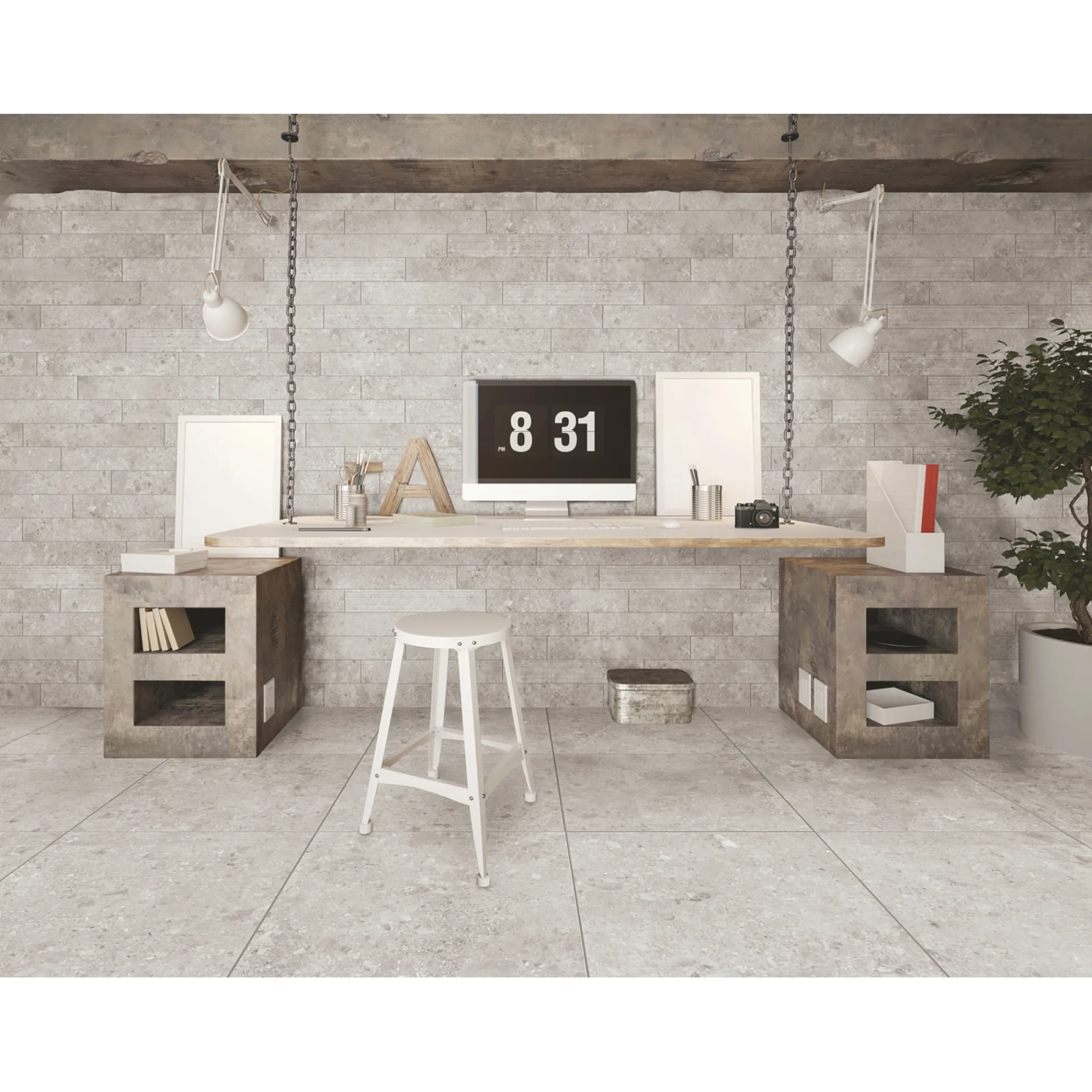 New XL-BYG CEPPO STONE GULVFLISE 60X120 GRÅ