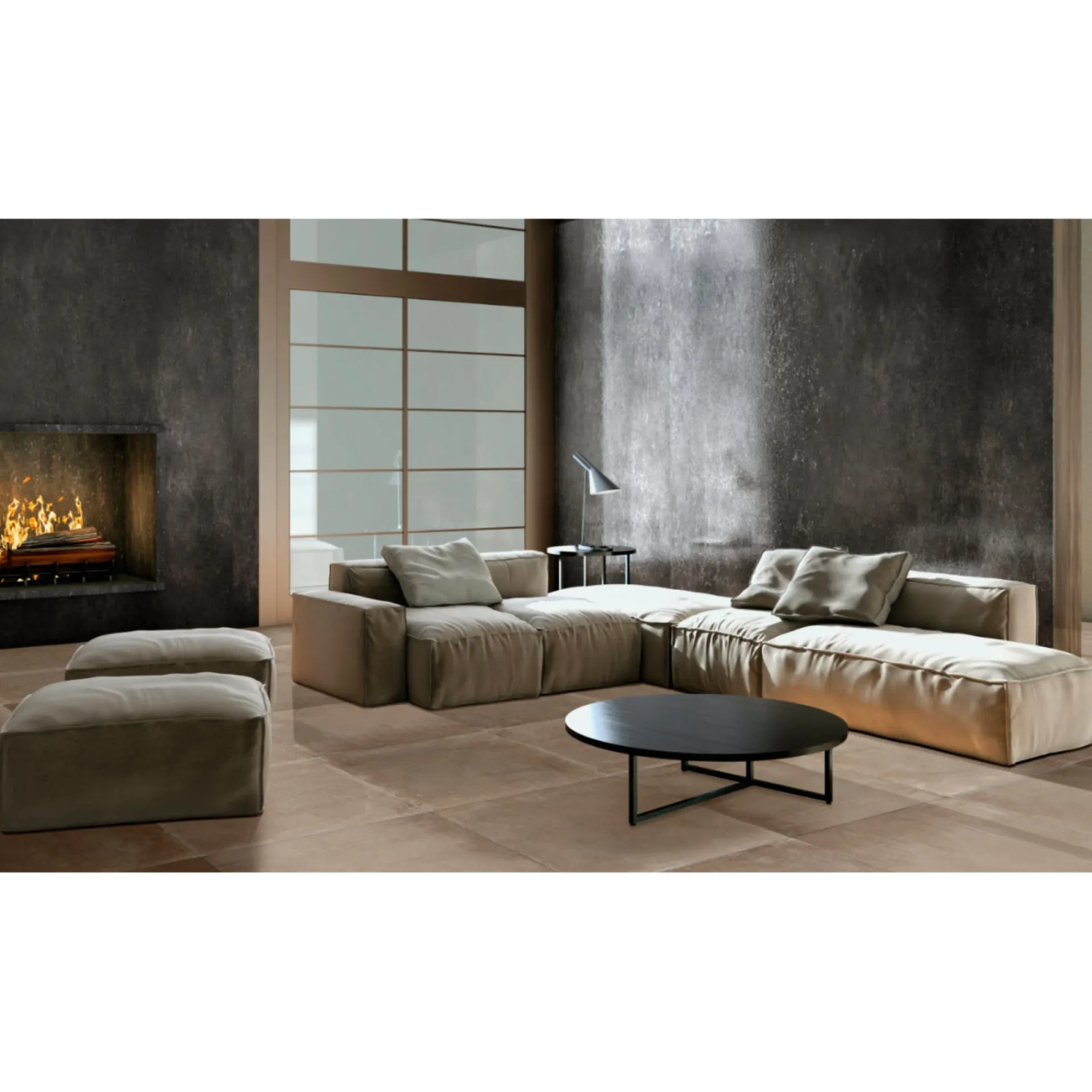 Outlet XL-BYG CONTEMPORARY BROWN GULVFLISE 81X81 BRUN