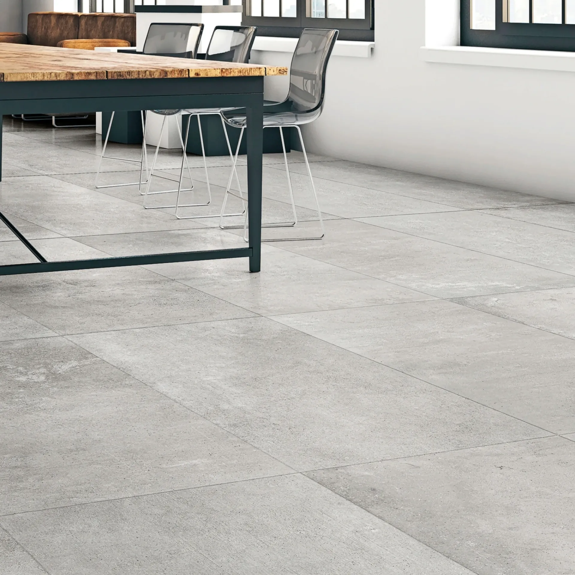 Hot XL-BYG GARE LIGHT GREY GULVFLISE 60X60 LYS GRÅ