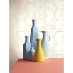 Outlet XL-BYG HEXA LEMON SORBET GLOSSY VÆGFLISE 15X17,3 HVID