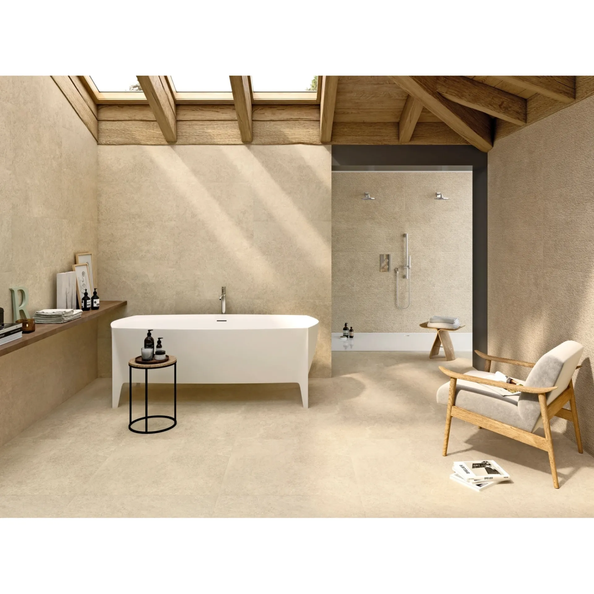 Outlet XL-BYG LANDSCAPE SABBIA GULVFLISE 60X60 MØRK BEIGE