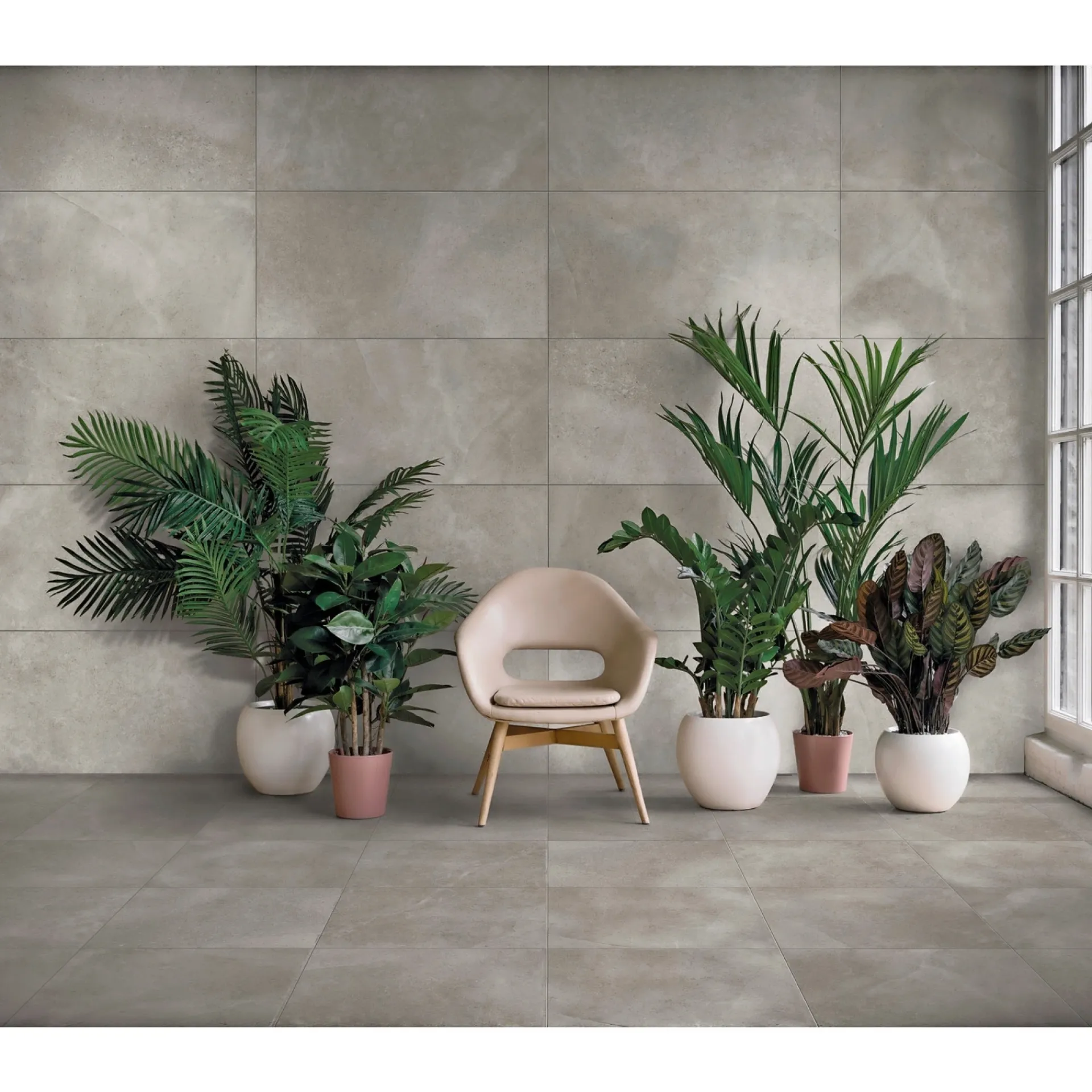 Outlet XL-BYG LECCESE FUMO GULVFLISE 30X60 GRÅ