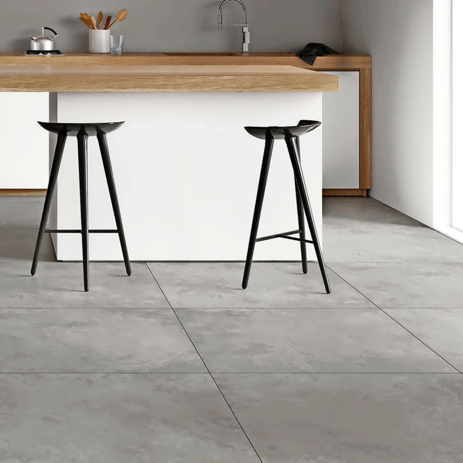 Discount XL-BYG RECOVER GREY GULVFLISE 60X60 GRÅ