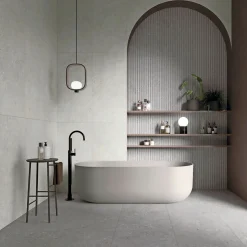 New XL-BYG SHELLSTONE GRIGIO GULVFLISE 60X60 GRÅ