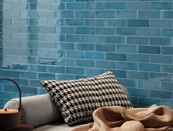 Online XL-BYG T-BRICK WALL NAVY VÆGFLISE 5,2X16 BLÅ