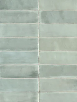 New XL-BYG TINT WALL SEA GLASS VÆGFLISE 5,2X16 GRØN