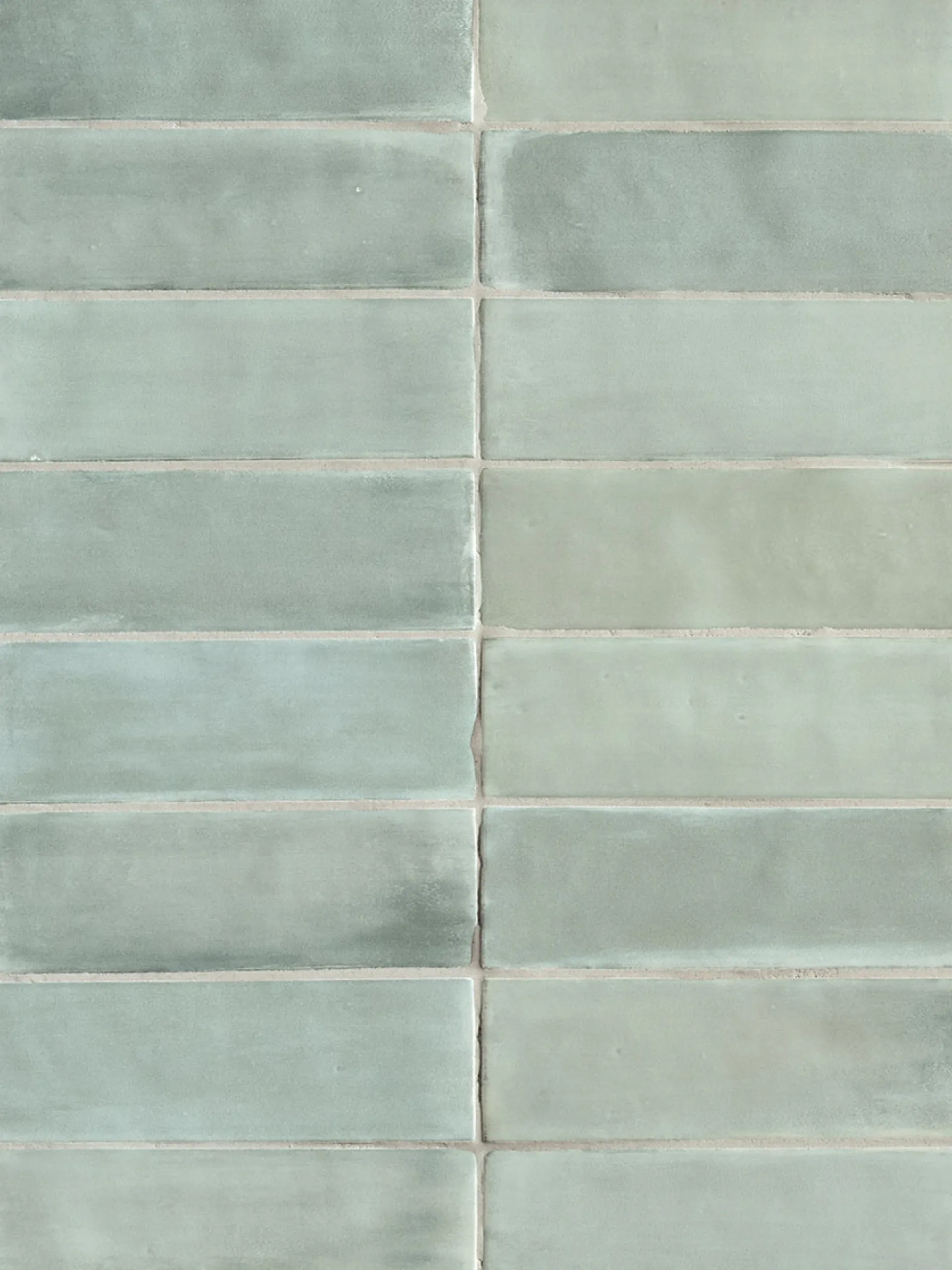 New XL-BYG TINT WALL SEA GLASS VÆGFLISE 5,2X16 GRØN
